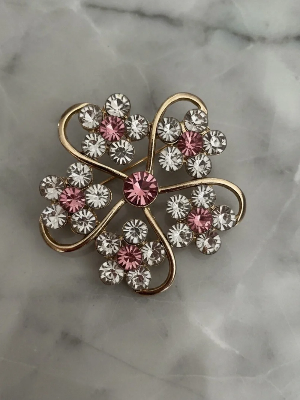 Assorted Women’s Jewelry Brooch Pin - Gold & Multicolor Accents. You get one